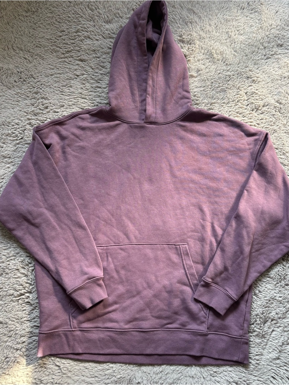 No Boundries Comfort Oversized Fit Purple Cozy Hoodie size Large
